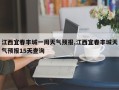 江西宜春丰城一周天气预报,江西宜春丰城天气预报15天查询