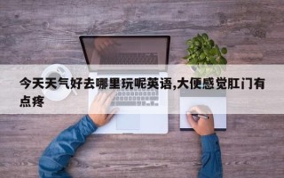 今天天气好去哪里玩呢英语,大便感觉肛门有点疼