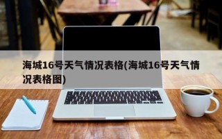 海城16号天气情况表格(海城16号天气情况表格图)