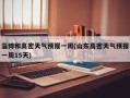 淄博和高密天气预报一周(山东高密天气预报一周15天)