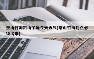 茶山竹海封山了吗今天天气(茶山竹海几点必须出来)