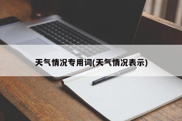 天气情况专用词(天气情况表示) 第1张