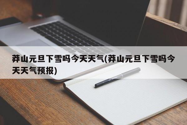 莽山元旦下雪吗今天天气(莽山元旦下雪吗今天天气预报) 第1张